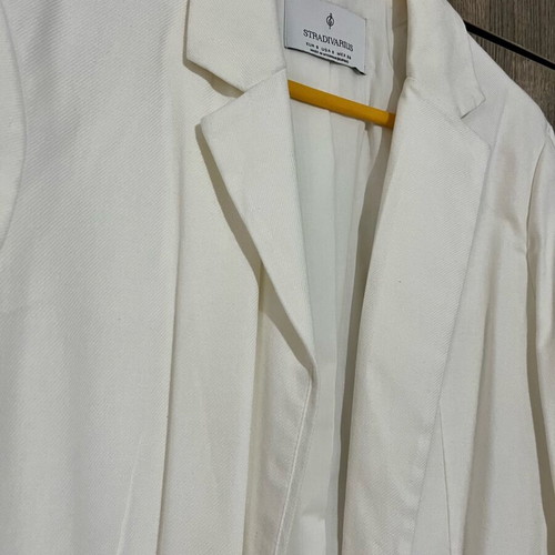 White Stradivarius jacket like new, size S