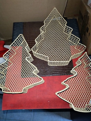 Christmas tree baskets new for holidays made of soft material and iron