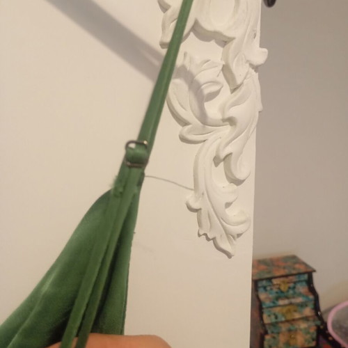 Satin sleep dress Zara like new, viscose, green, XS