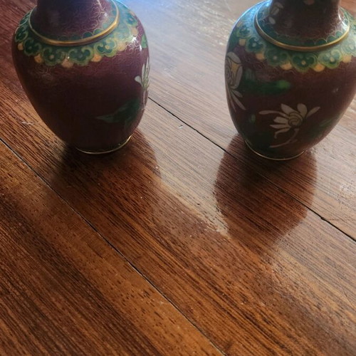 Cloisonné decorations like new