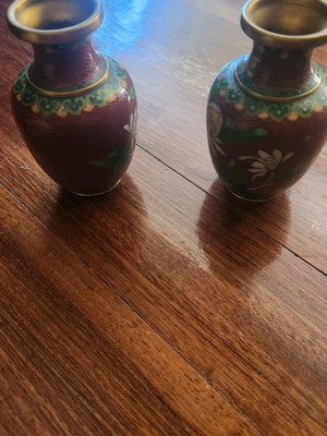 Cloisonné decorations like new