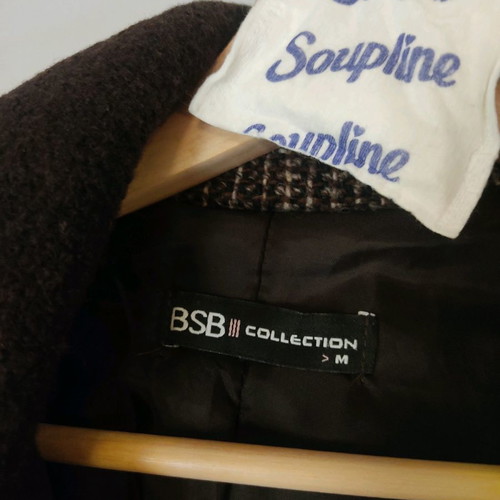 Μάλλινο παλτό BSB collection μεταχειρισμένο, καφέ, μέγεθος M