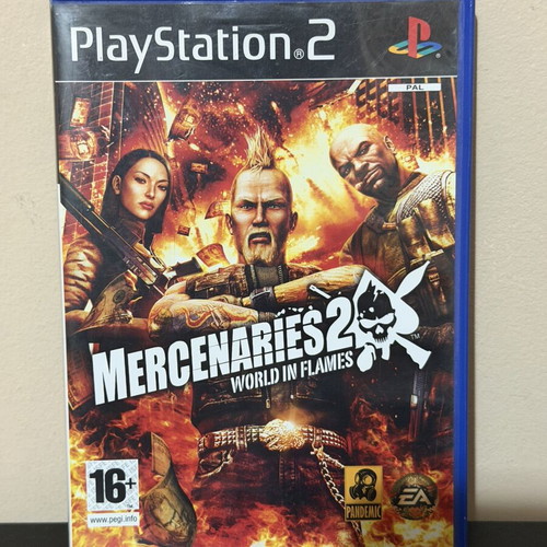 Mercenaries 2 World in Flames PS2 game, good condition