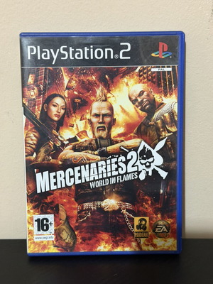 Mercenaries 2 World in Flames PS2 game, good condition