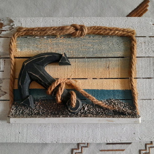 Decorative frame set with sea theme, new