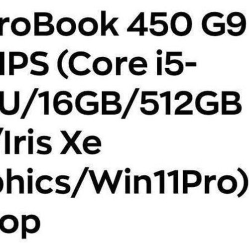 HP ProBook 450G9 laptop 15.6” FHD IPS Core i5 16GB SSD Windows 11 Pro new