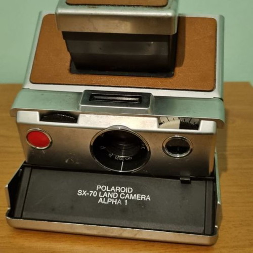 Polaroid SX-70 camera used, vintage 1972