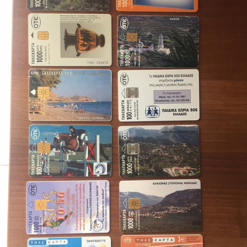 Phone cards used, pack