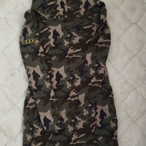 Dress like new, green with back zipper, sizes M and L