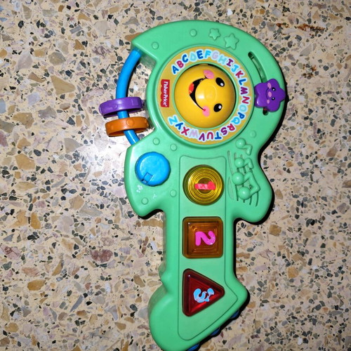 Fisher Price musical guitar used with English songs