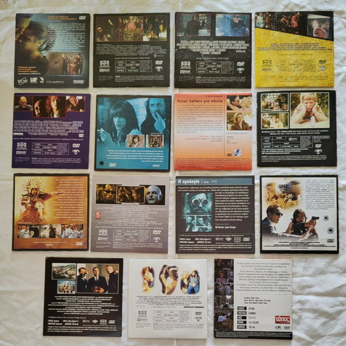 DVD adventure movies used, pack of 15 with subtitles