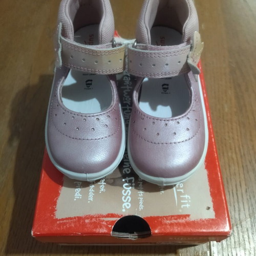 Superfit Ballerina Shoes Size 24 Like New, Pink Leather