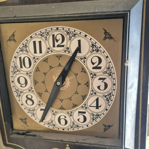 Wooden wall clock used, large size, pendulum