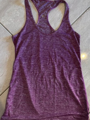 Vintage Y2K lululemon workout top, purple, size S