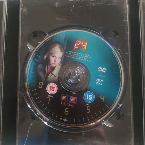 24 Season 2 DVD Collection used, action thriller series with English subtitles