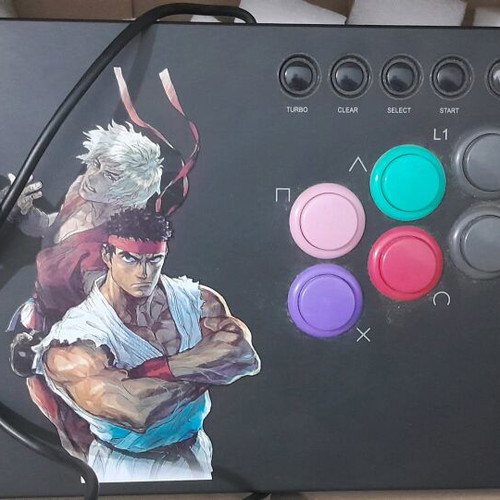 Fighter 4 Arcade Stick used, 2-joystick set for PS2/PS3/PC
