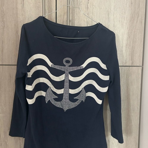 Blouse like new with design, size M 38 10