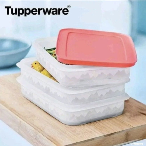 Tupperware three-tier freezer container new