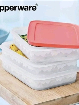 Tupperware three-tier freezer container new