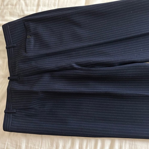 Men's dark blue vintage suit Greek tailoring like new