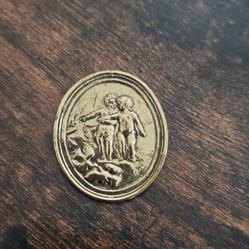 Victorian brass pin new
