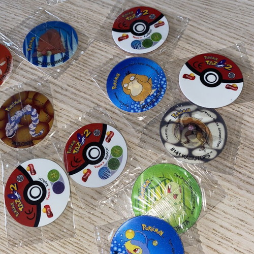Pokemon Tazos 3D complete set 50/50, like new