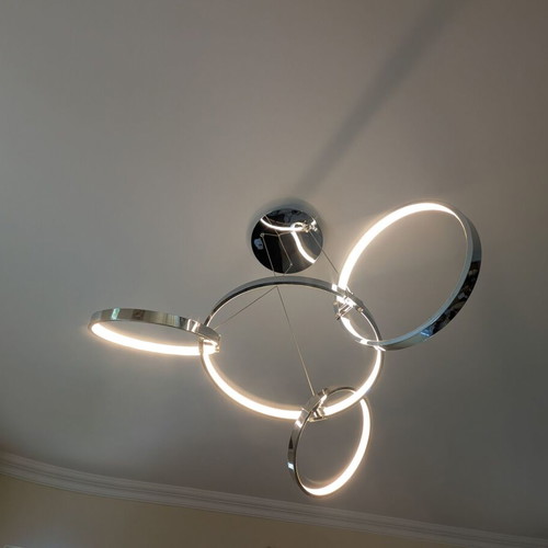 LED light with 4 rings from Bright suspended series, like new
