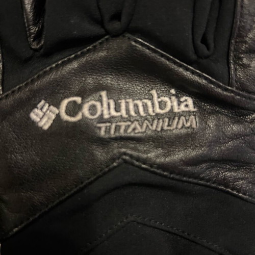 Columbia Titanium gloves like new, black, motorcycle