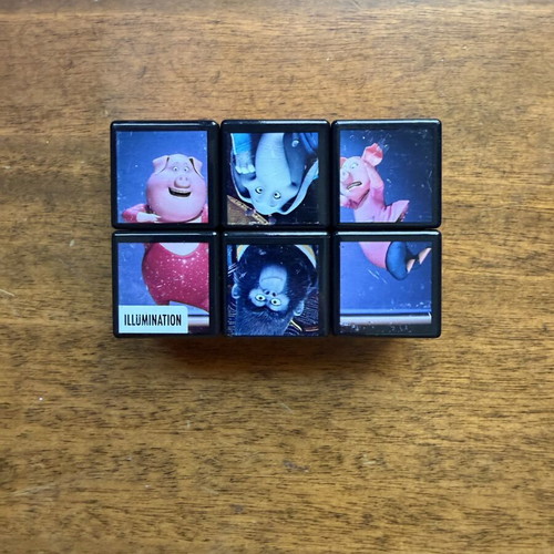McDonald’s Happy Meal Sing 2018 Rubik’s Cube figure used