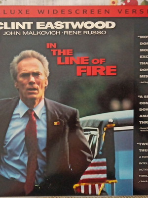 In the Line of Fire LaserDisc like new, thriller