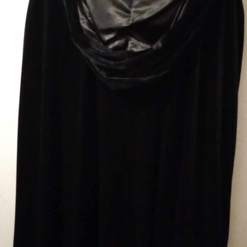 Velvet Raven Fox cape like new, unisex, length 1.15 m