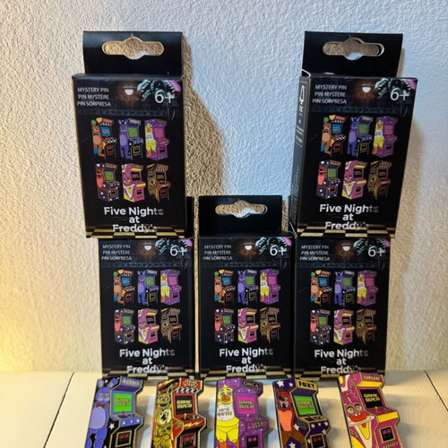Five Nights at Freddy’s Arcade Pins new