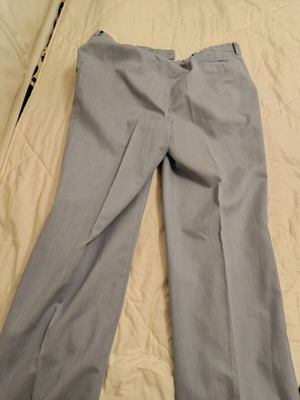 Barmpalias men's pants like new, spring, size L, blue with fine stripe
