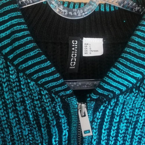 H&M Divided jacket size Large new, blue