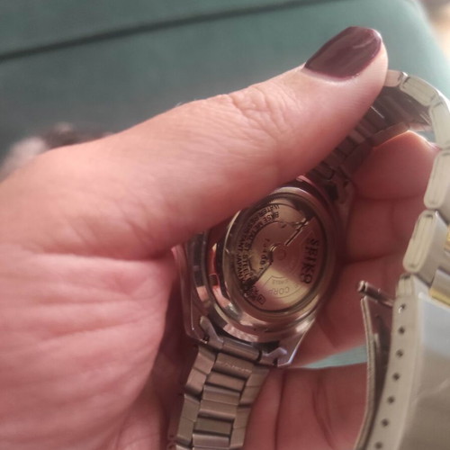 Seiko men's watch used, vintage, silver