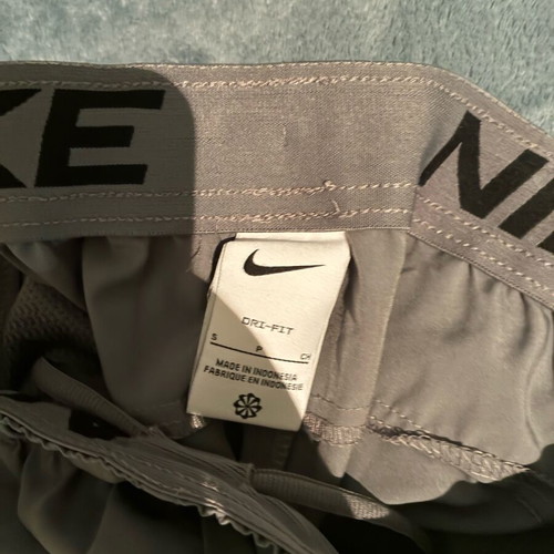 Nike swim shorts size small like new, gray