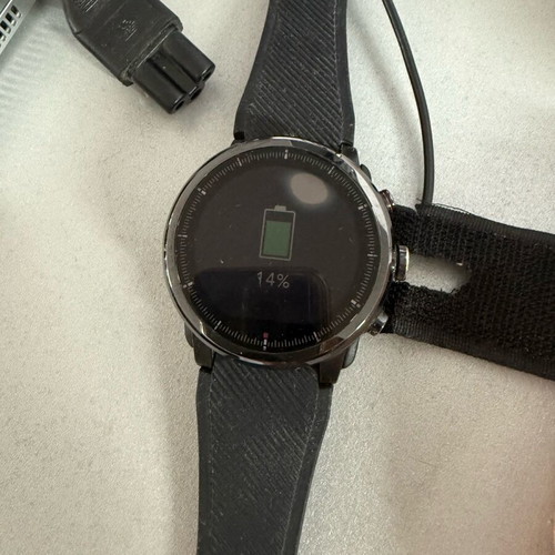 Amazfit Stratos used watch with mark and charger