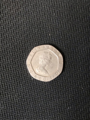 20 Pence England 1982 used