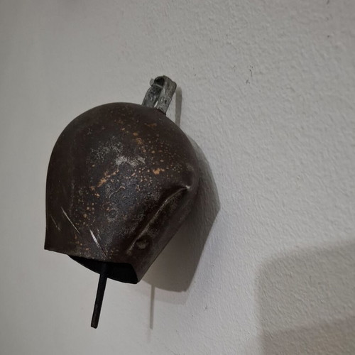 Traditional Cypriot Animal Bell used, handmade forged antique