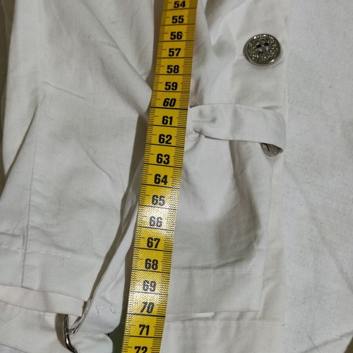 Women's cotton pants like new, white, size M