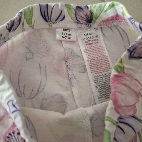 Pepco set of 3 leggings for girls used, size 122 cm