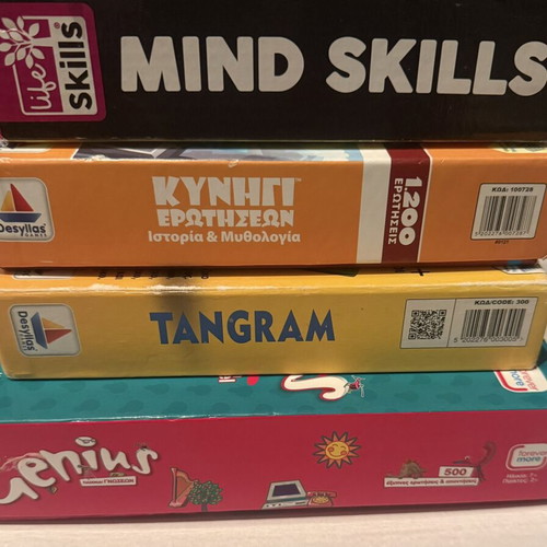 Mind Skills board games used, set of four