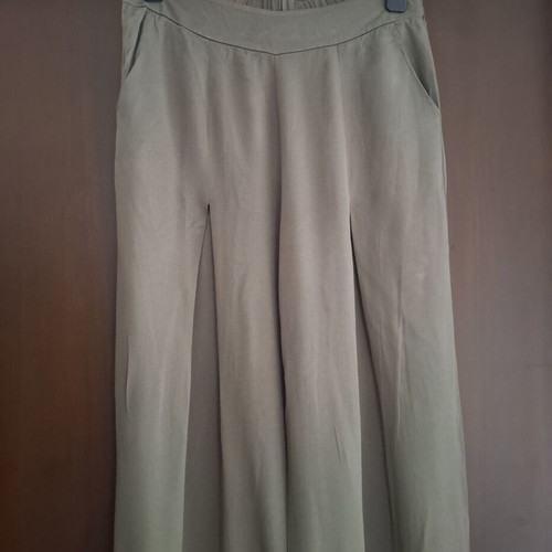 Infinity Collection khaki pants used, 100% viscose, sizes S-M