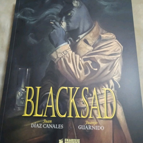 Blacksad comic in Greek