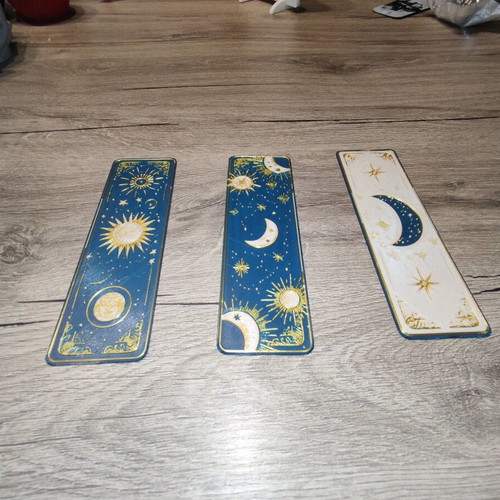 Celestial bookmarks set new, 3 pieces