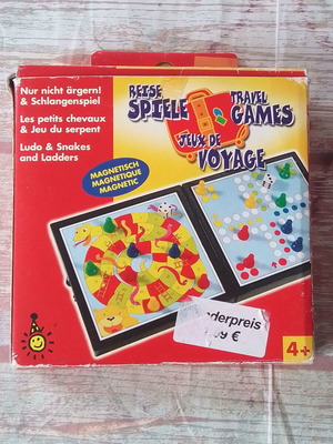 Magnetic board game Snakes and Ladders like new