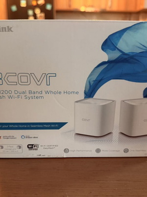 D-Link COVR Mesh Wi-Fi System AC1200 dual band, like new