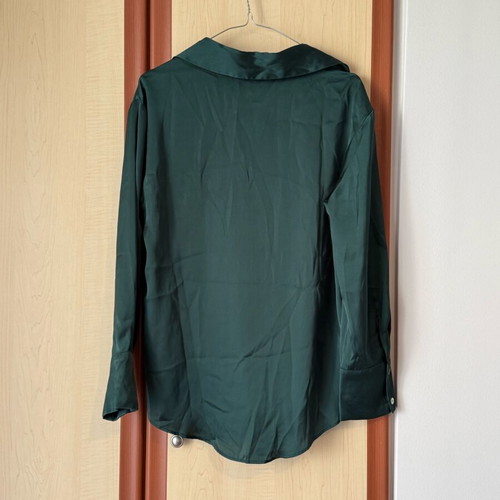 Zara shirt new, cypress color, size Small