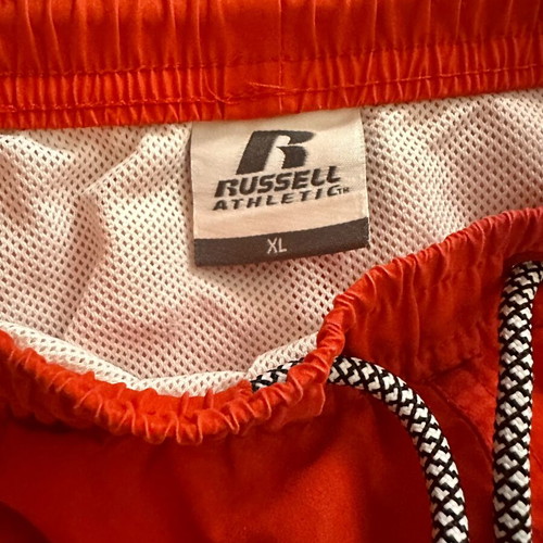 Russell Athletic Ombre men's swim shorts, orange, size XL