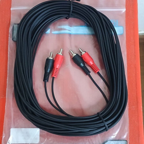 RCA cable 2 male to 2 male 10 meters new